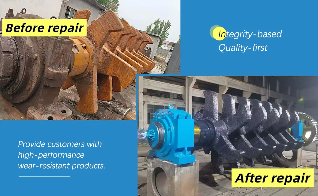 ​Perbaikan Rol Tunggal Mesin Sintering